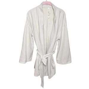 Lululemon Ribbed Softstreme Belted Wrap Bone Size 10
